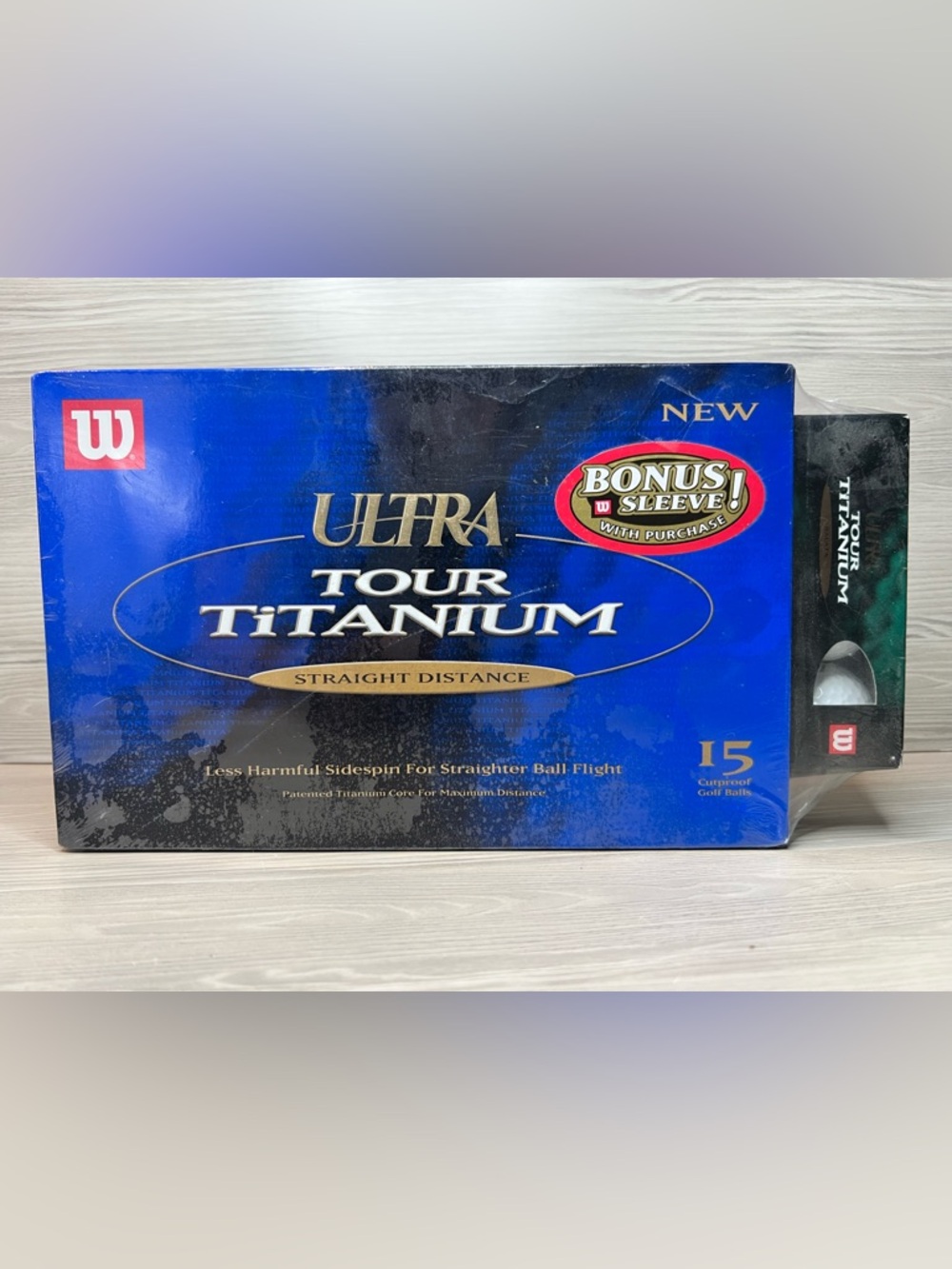 Wilson Ultra Tour Titanium Straight Distance Golf Balls White 15 Pack + 3 Free